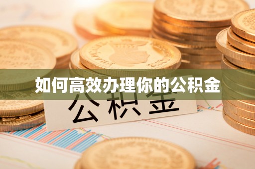 蓟县如何高效办理你的公积金