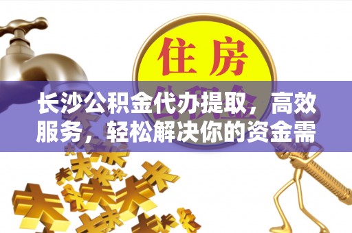 蓟县长沙公积金代办提取，高效服务，轻松解决你的资金需求
