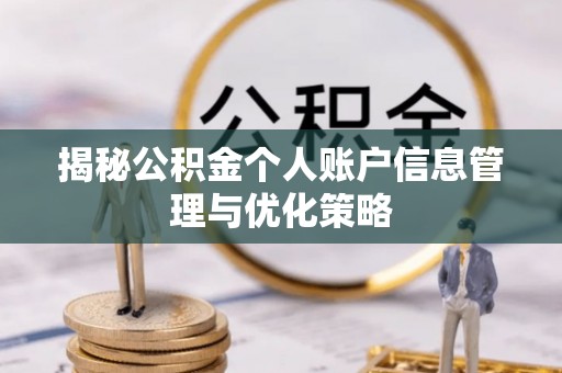 蓟县揭秘公积金个人账户信息管理与优化策略
