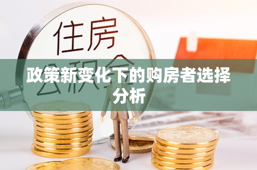 蓟县政策新变化下的购房者选择分析